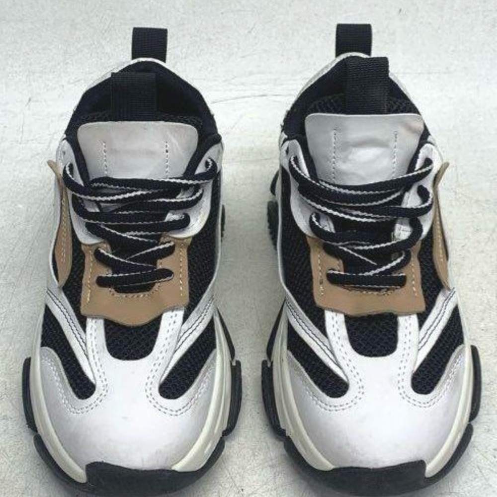 Stylish Black and White Sneakers